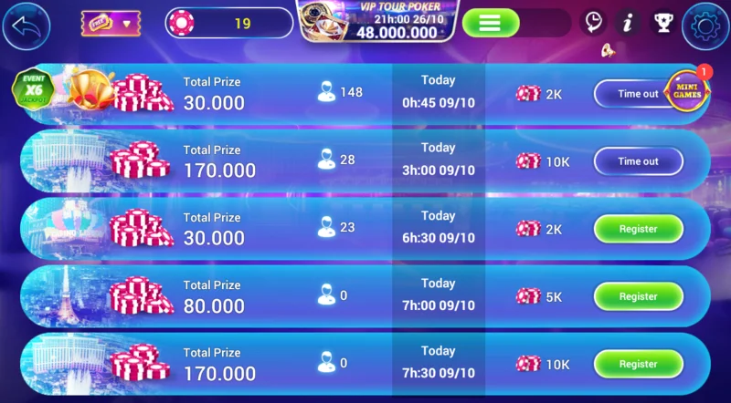 Giải đấu Poker trực tuyến