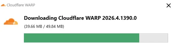 Tải và cài đặt Cloudflare WARP trên máy tính Windows